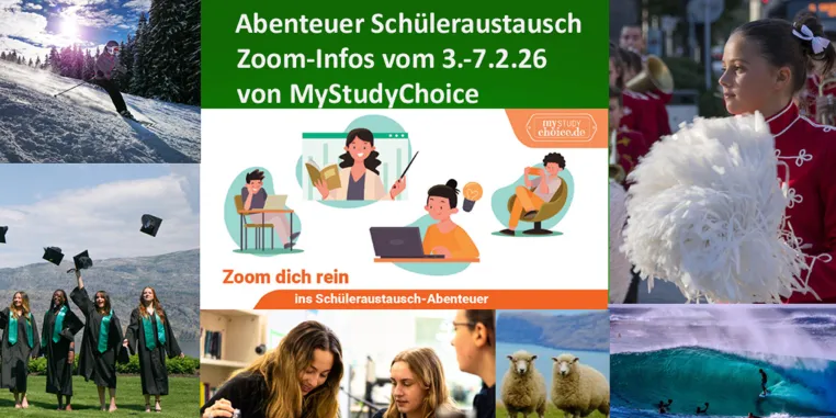 Bild: Abenteuer Schüleraustausch Nordamerika und Down Under: Zoom-Veranstaltungen zum Auslandsjahr