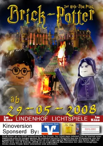 Bild: Lego-Version des Potter-Trailers im Kino