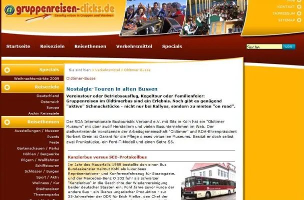 Bild: Kohls Kanzlerbus kontra Honeckers Protokollbus – Geheimtipps für VIP-Gruppen in gruppenreisen-clicks.de