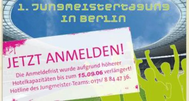 Bild: Die 1. bundesdeutsche Tagung junger Raumausstatter-Meister in Berlin