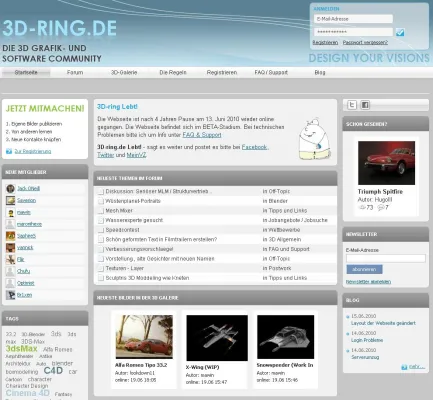 Bild: Lang vermisst und endlich wieder Online: 3d-ring.de