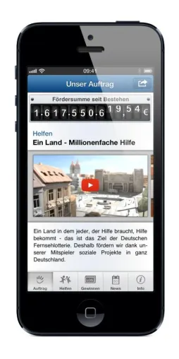 Bild: Fernsehlotterie: Jetzt auch als App