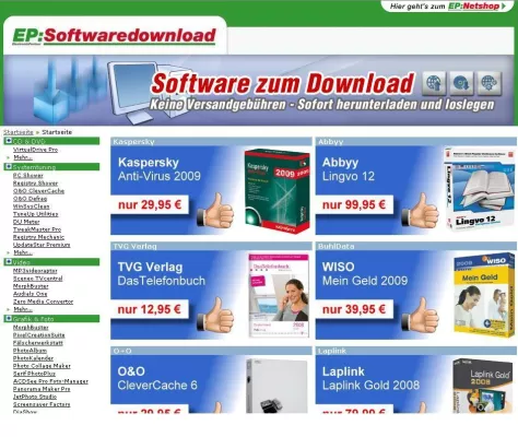 Bild: Software-Downloads weiter auf dem Vormarsch