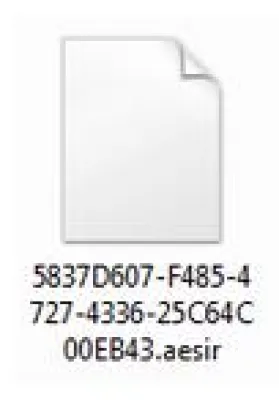 Bild: Neue Dateiverschlüsselung .aesir der Locky Ransomware