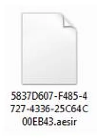 Bild: Neue Dateiverschlüsselung .aesir der Locky Ransomware