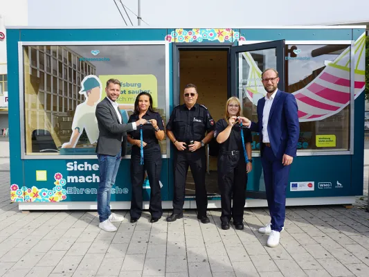 „Ehrensache!“-Container am Wolfsburger Nordkopf Bild: „Ehrensache!“-Container am Wolfsburger Nordkopf