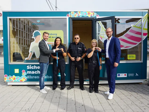 Bild: „Ehrensache!“-Container am Wolfsburger Nordkopf