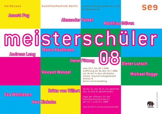 Bild: Meisterschüler 08 - Zwölf Weißensee-Absolventen der freien Kunst fluten die Weddinger Uferhallen