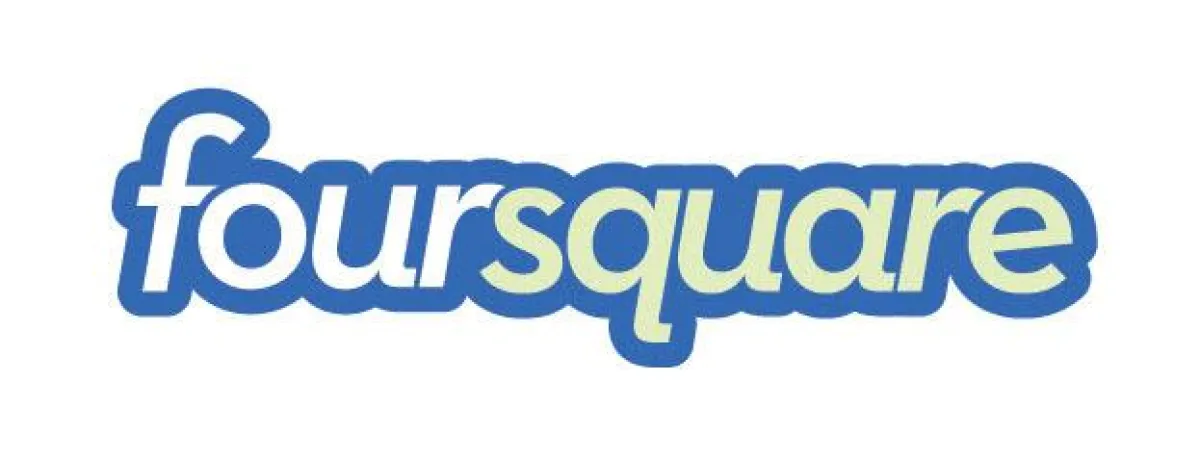 Logo des Lokalisierungsdienstes foursquare