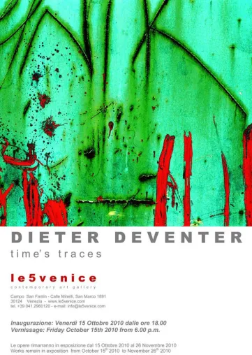 Le 5 venice contemporary art gallery zeigt Deventers Time’s Traces in Venedig Bild: Le 5 venice contemporary art gallery zeigt Deventers Time’s Traces in Venedig