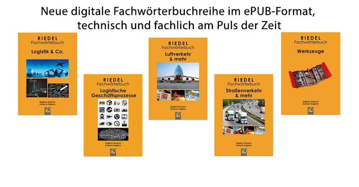 Fachwörterbuchreihe aus dem Verlag Riedel