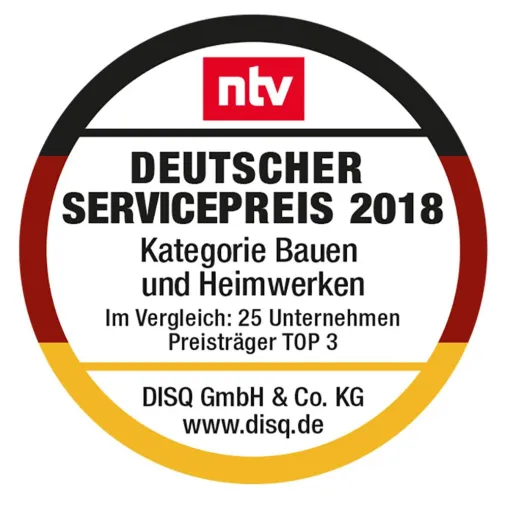 FingerHaus gewinnt Deutschen Servicepreis 2018 Bild: FingerHaus gewinnt Deutschen Servicepreis 2018