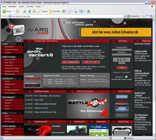 Bild: Browser-Game D-Wars.com holt Dialogmarketingspezialist zur Steigerung der Spielerbindung