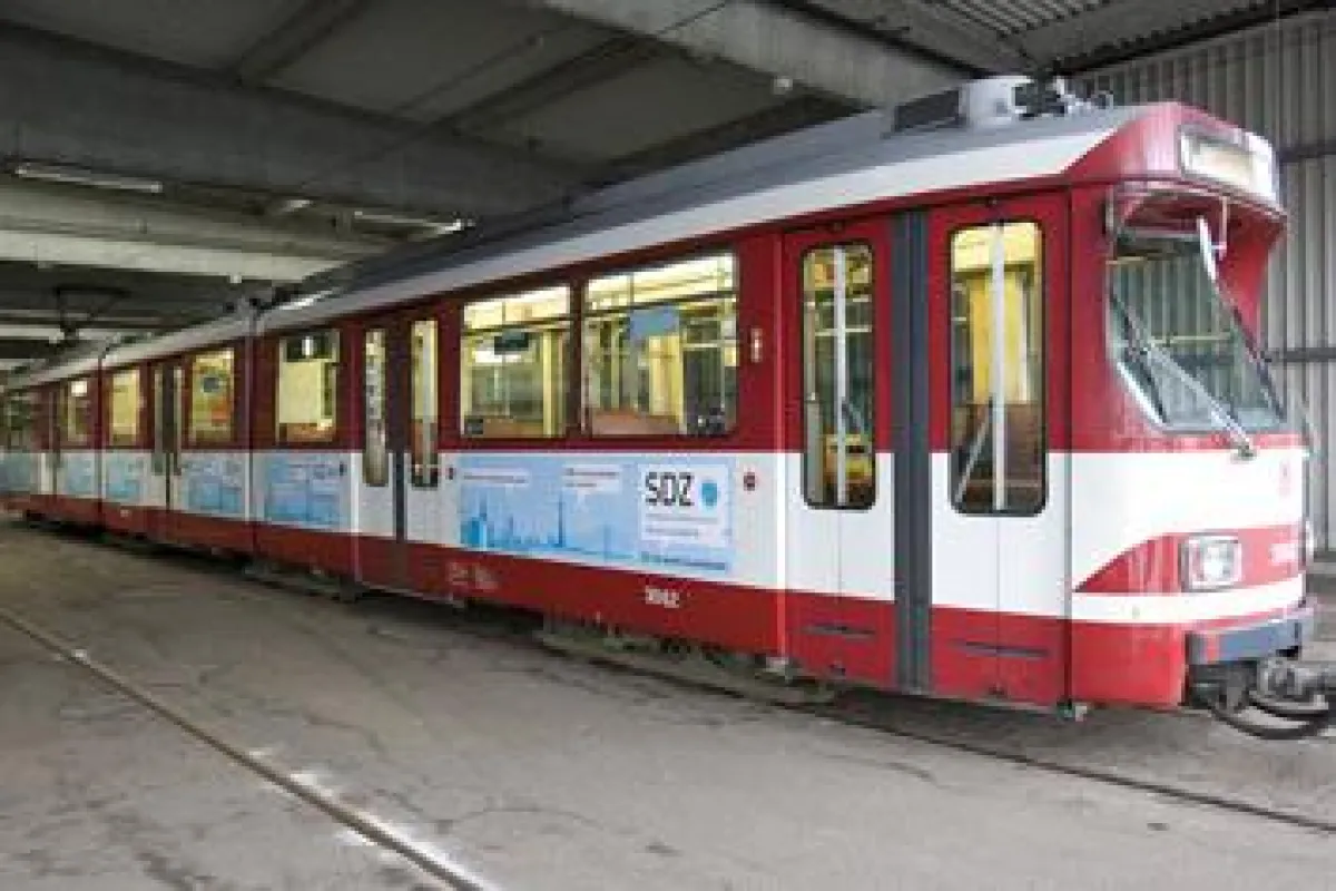 SDZ-Straßenbahn in Düsseldorf