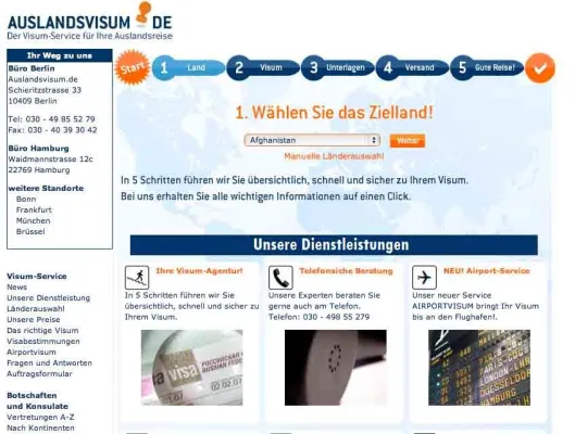 Bild: AUSLANDSVISUM.de, der Visum-Service für Ihre Auslandsreise erweitert das Angebot um Einladungen für Russland