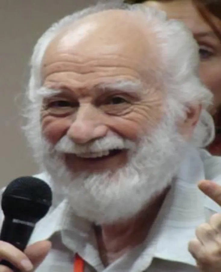 Dr. Georgi Lozanov bei seiner letzten Suggestopädie-Konferenz 2010