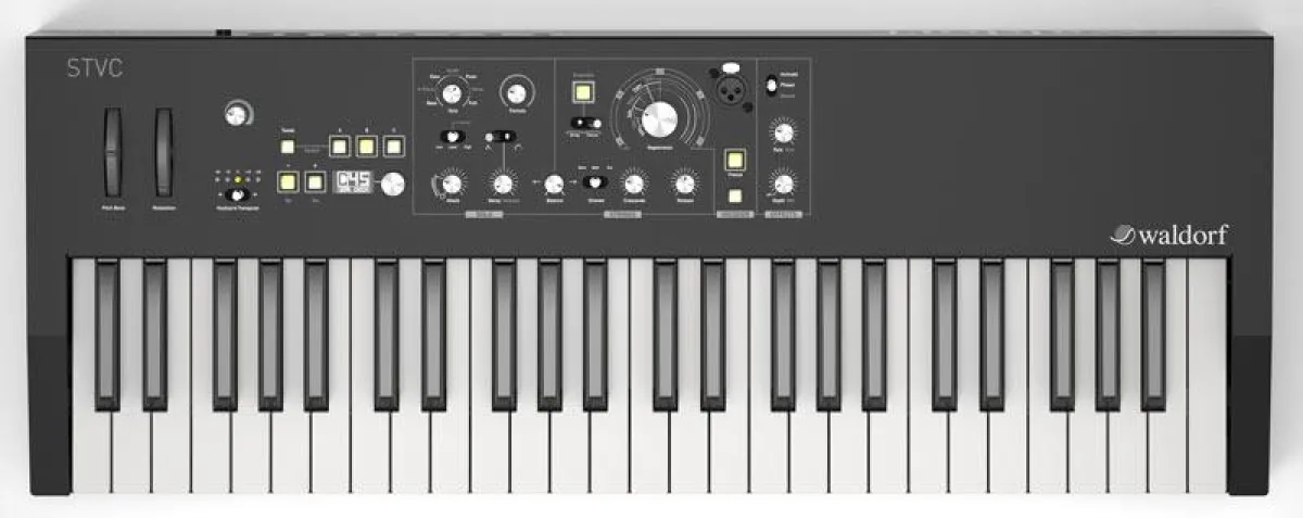 String-Synthesizer, Vocoder und Solo-Synth in einem Gerät, der Waldorf STVC