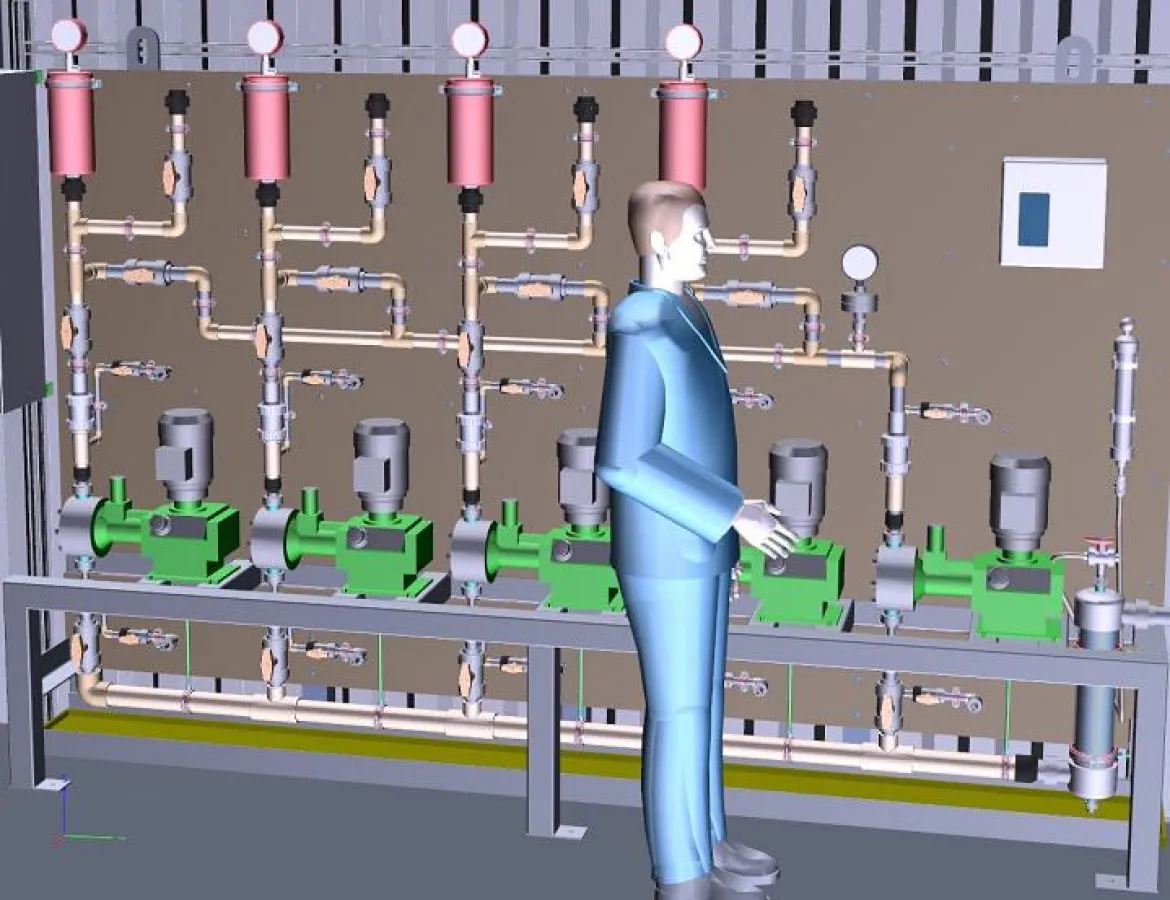 Dosing station. Foto: Grundfos