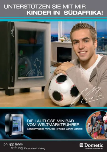 Bild: Fotoshooting mit Philipp Lahm für einen guten Zweck