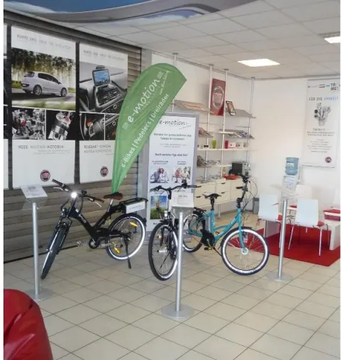Bild: Das Autohaus Gemmel in Nürnberg hat den neuen Trend für eBikes bereits umgesetzt