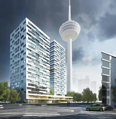 Bild: 2. Preis beim Architekturwettbewerb PARKVIEW KÖLN für CARSTEN ROTH ARCHITEKT