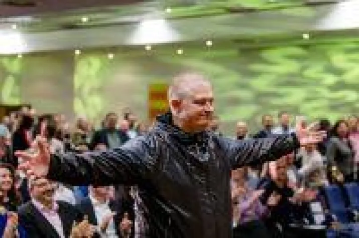 Bild: Joschi Haunsperger als Experte bei Hermann Scherers Weltrekord dabei