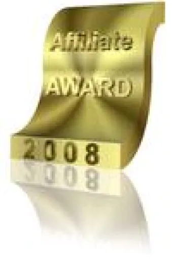 Affiliate-AWARD Auszeichnung 2008 Bild: Affiliate-AWARD Auszeichnung 2008