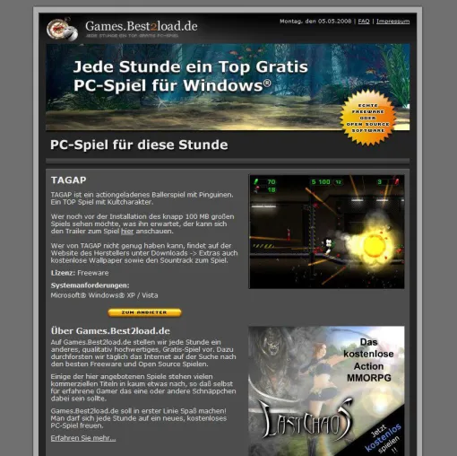 Bild: Neue Website für Gratis PC-Spiele geht an den Start