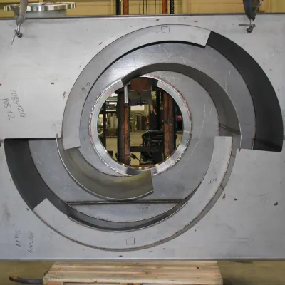 Bild: Entwässerungsleitungen an der Brücke über das Wiehltal