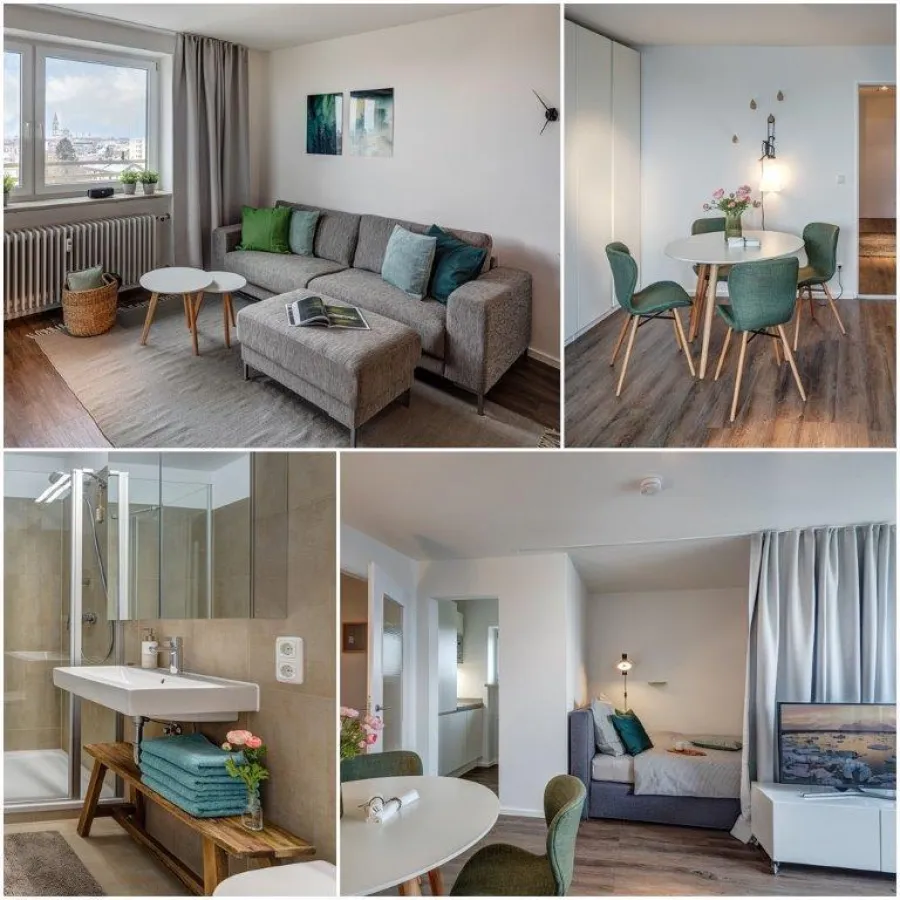 Möblierte Wohnung auf Zeit - Collage (c) Mr Lodge_min