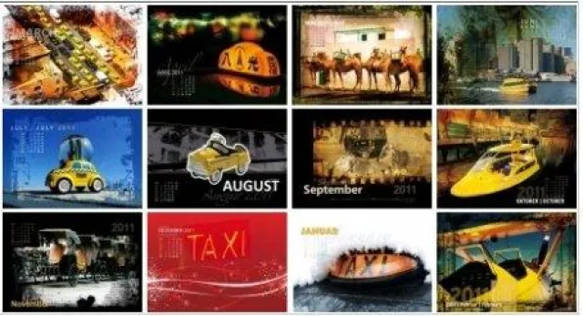 Bild: Taxi-Kalender 2011 ist pünktlich fertig geworden