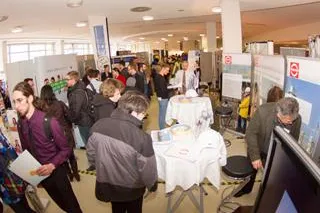 Bild: Firmenkontaktmesse ORTE am 11. Juni 2013 an der TU Bergakademie Freiberg