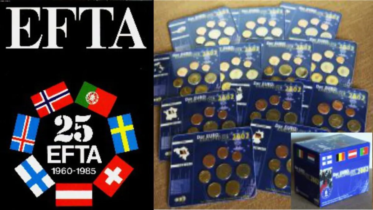 Zeugnisse der Zeitgeschichte: Handelsunion EFTA und Euro-Währungsunion