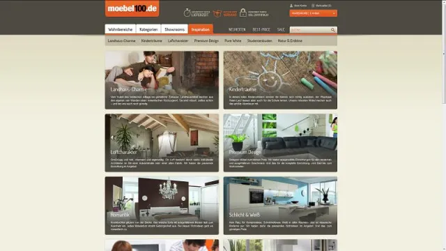 Bild: Moebel100.de setzt auf emotionales Kauferlebnis und günstige Preise