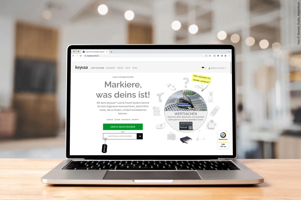 keywaa-Portal unter www.keywaa.com (© Monster-Ztudio, AdobeStock)