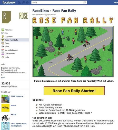 Bild: redhotmagma lockt facebook-fans mit kreativer PIXEL RALLY