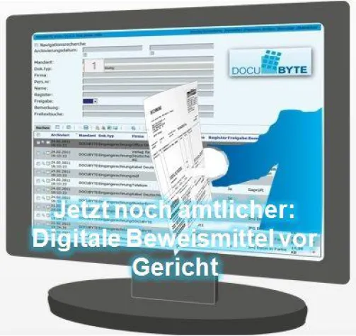 Ersetzendes Scannen und TR RESISTAN: DOCUBYTE Bild: Ersetzendes Scannen und TR RESISTAN: DOCUBYTE