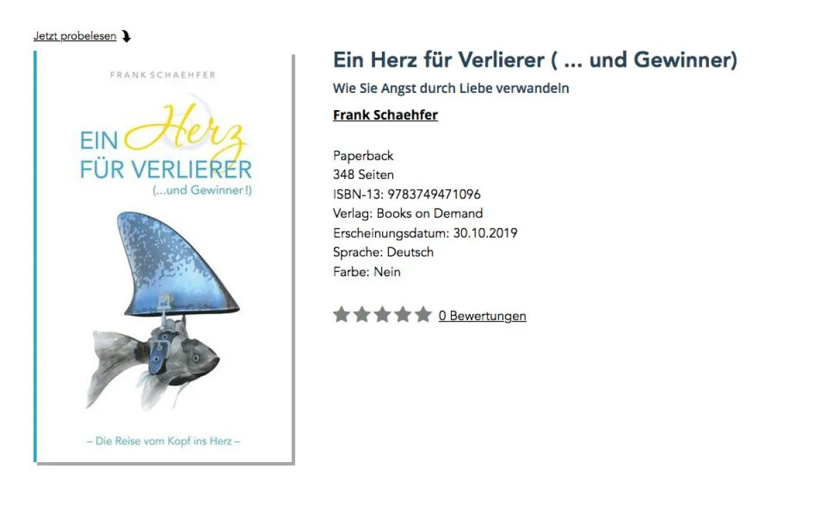 Ein Herz für Verlierer und Gewinner - Buchempfehlung