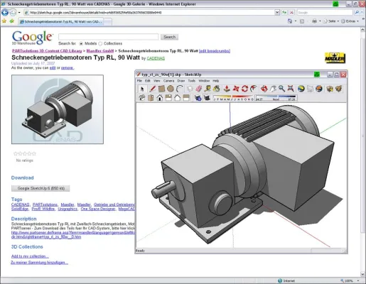 Bild: CADENAS veröffentlicht die Google Sketchup 3D Teilebibliothek