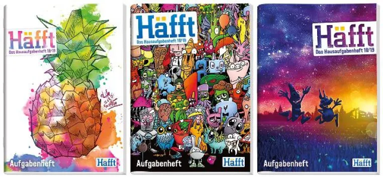 Häfft 18/19 erstmals mit drei Cover-Motiven zur Auswahl! Bild: Häfft 18/19 erstmals mit drei Cover-Motiven zur Auswahl!