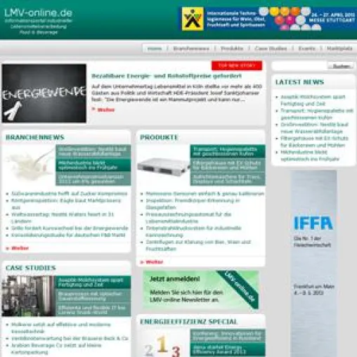 Lebensmitteltechnik und Nahrungsmittelverarbeitung im Fokus Bild: Lebensmitteltechnik und Nahrungsmittelverarbeitung im Fokus