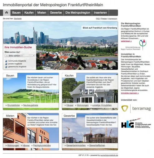 Bild: Metropolregion FrankfurtRheinMain startet eigenes Immobilienportal