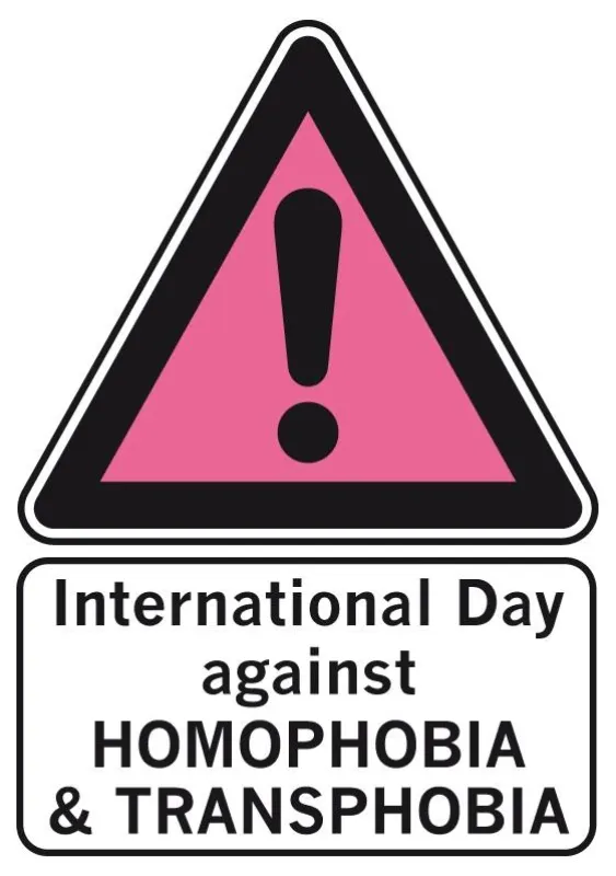 Das Logo des Internationalen Tages gegen Homophobie und Transphobie