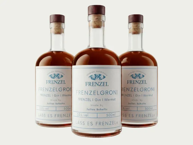 FRENZEL Grapefruit lanciert FRENZELGRONI in 0,5-Liter-Flasche Bild: FRENZEL Grapefruit lanciert FRENZELGRONI in 0,5-Liter-Flasche