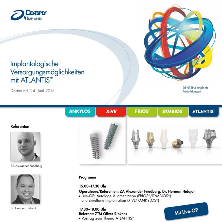 Fortbildungsseminar Impantologie Zahnklinik am Phoenixsee