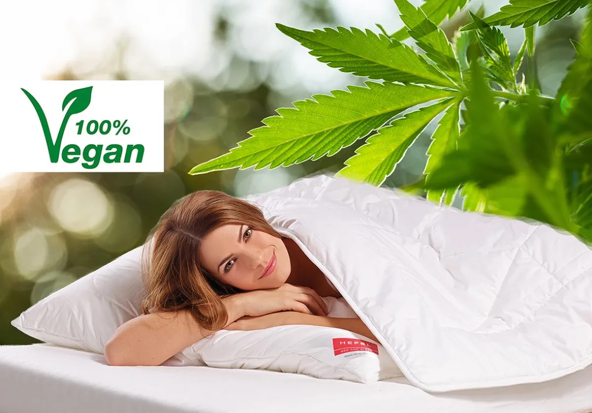 Rein vegan: die neue HEFEL Bio-Hanf Bettdecke