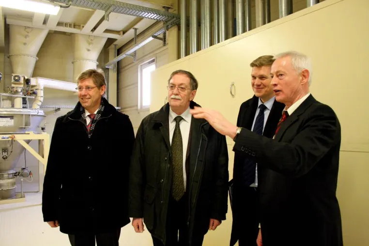 Landwirtschaftminister Lindemann besucht GS agri Bild: Landwirtschaftminister Lindemann besucht GS agri
