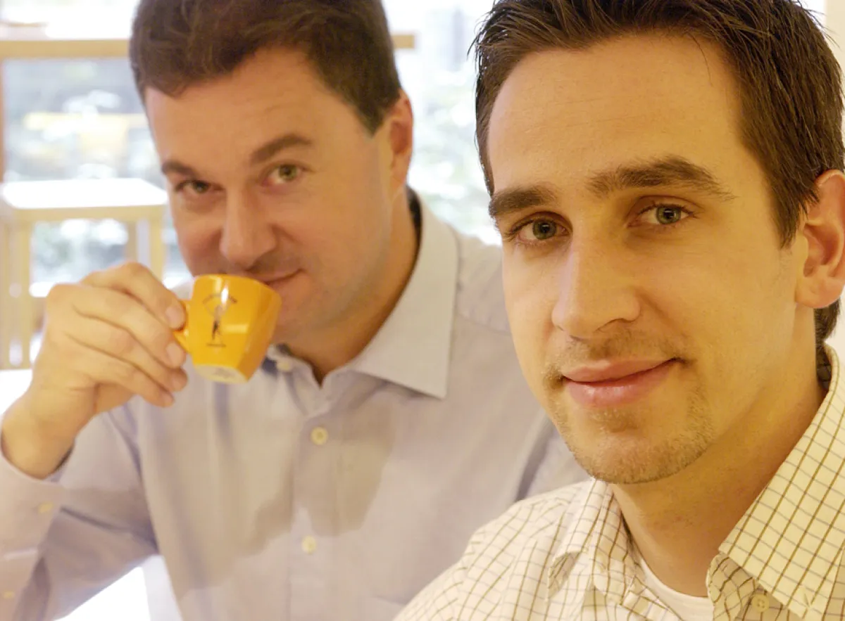 Arthur E. Darboven und Markus Kern (li.) sind Freunde des guten Geschmacks.