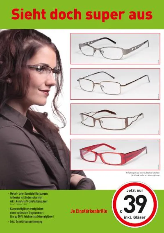 Optikerwerbung 2010 der Aktiven Optiker