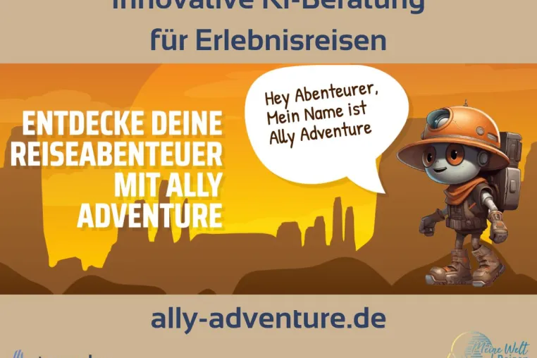 Bild: terraplan und Meine Welt Reisen starten KI-Beraterin „Ally Adventure“ für individuelle Erlebnisreisen